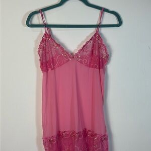 Elegant Pink Lace Top